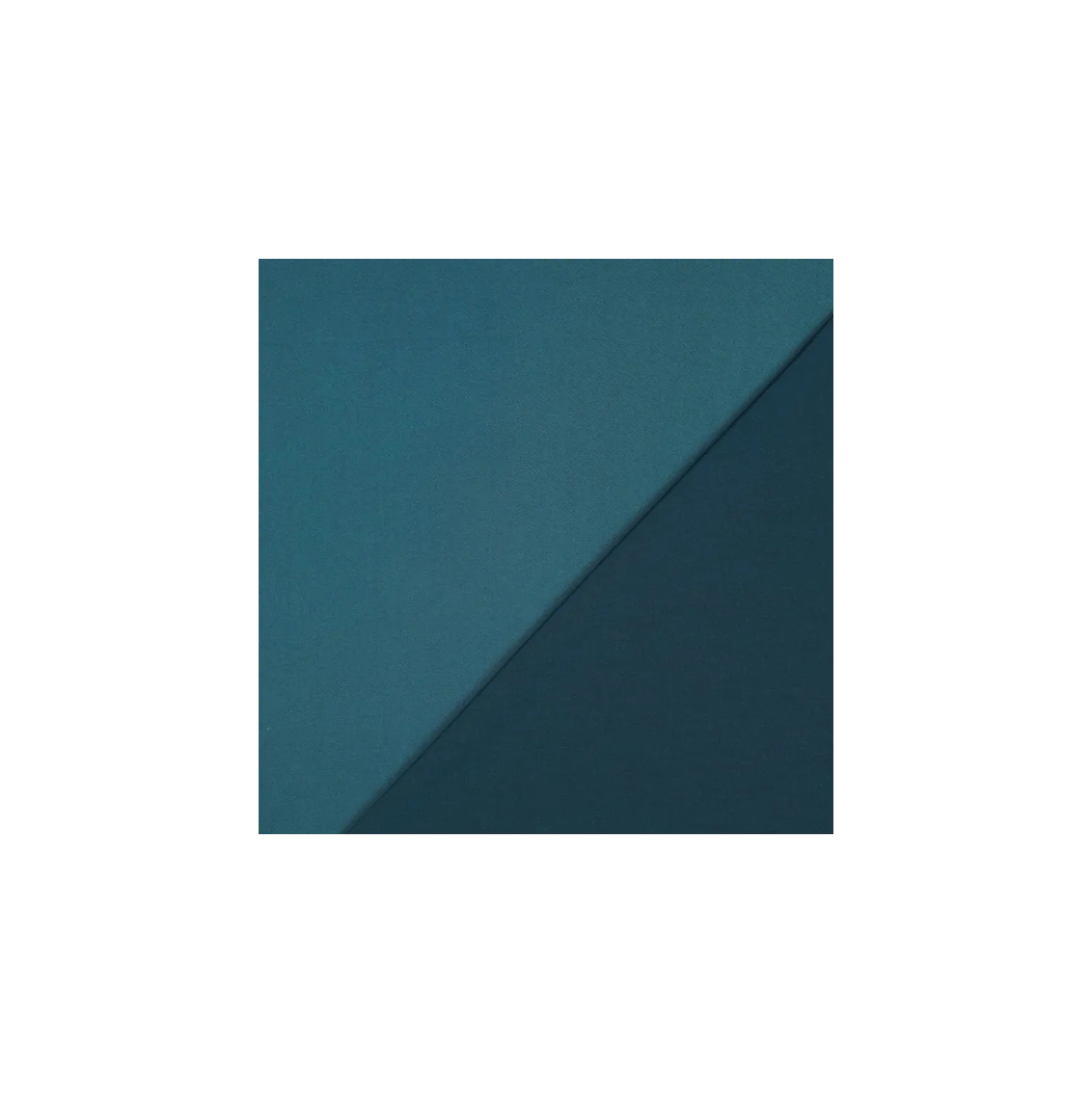 Tissu micro satin touché soie - bleu paon