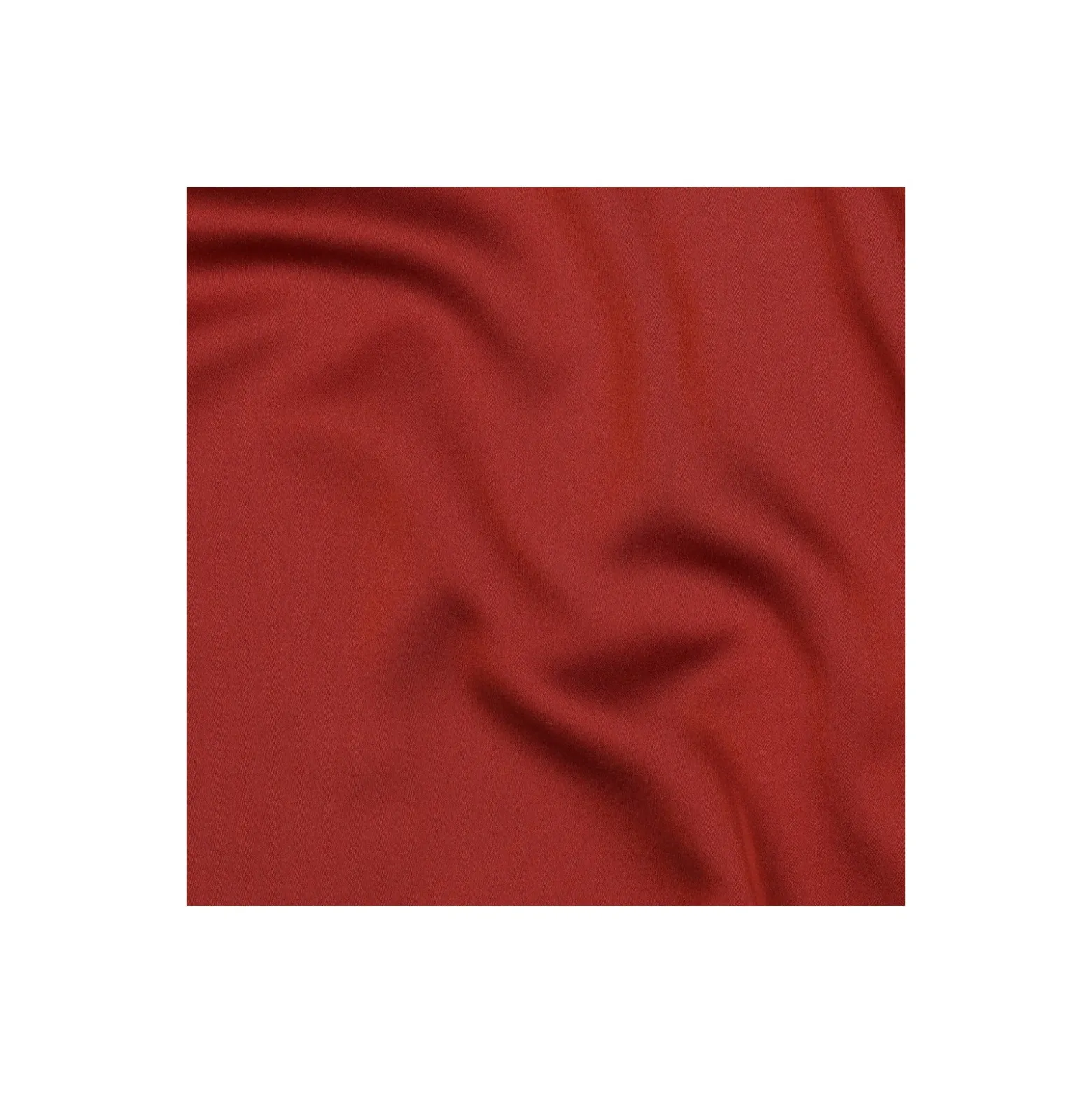 Tissu micro satin touché soie - terracotta