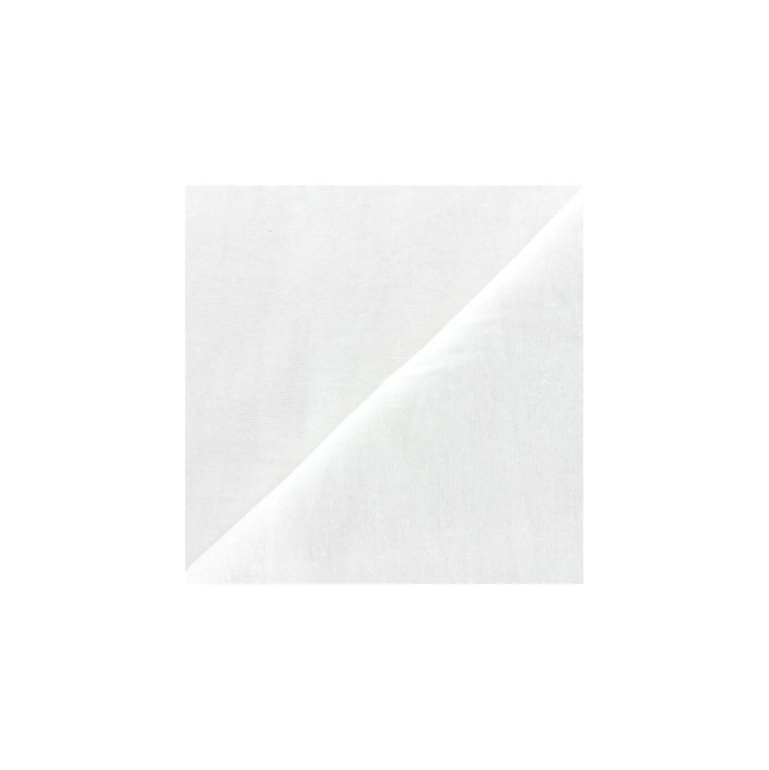 Tissu molleton Hortense (245cm) - blanc