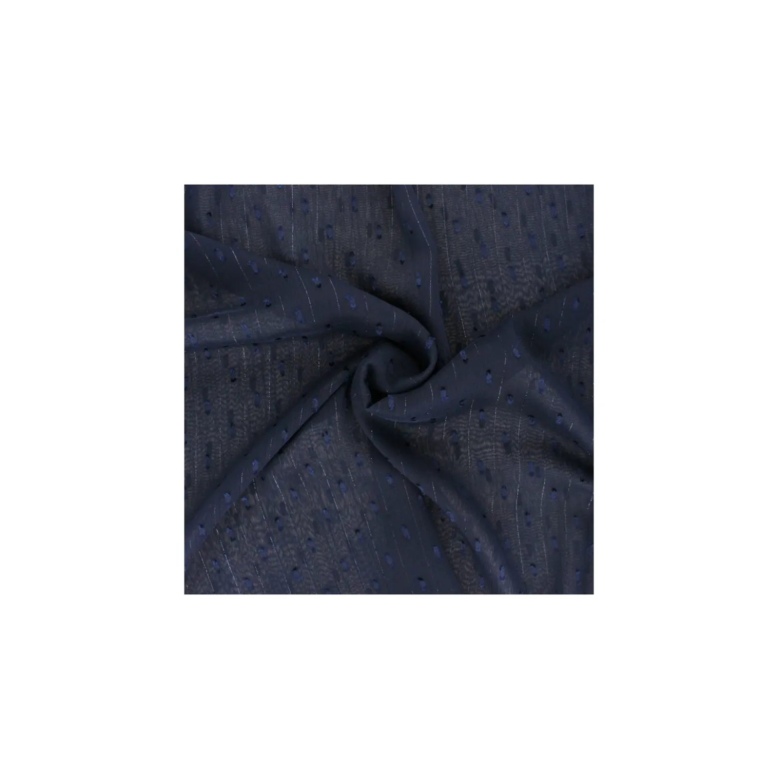 Tissu mousseline lurex plumetis x 50cm