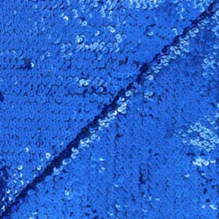 Tissu Paillettes Bustier Bleu roy - Coupons : 10cm, 40cm
