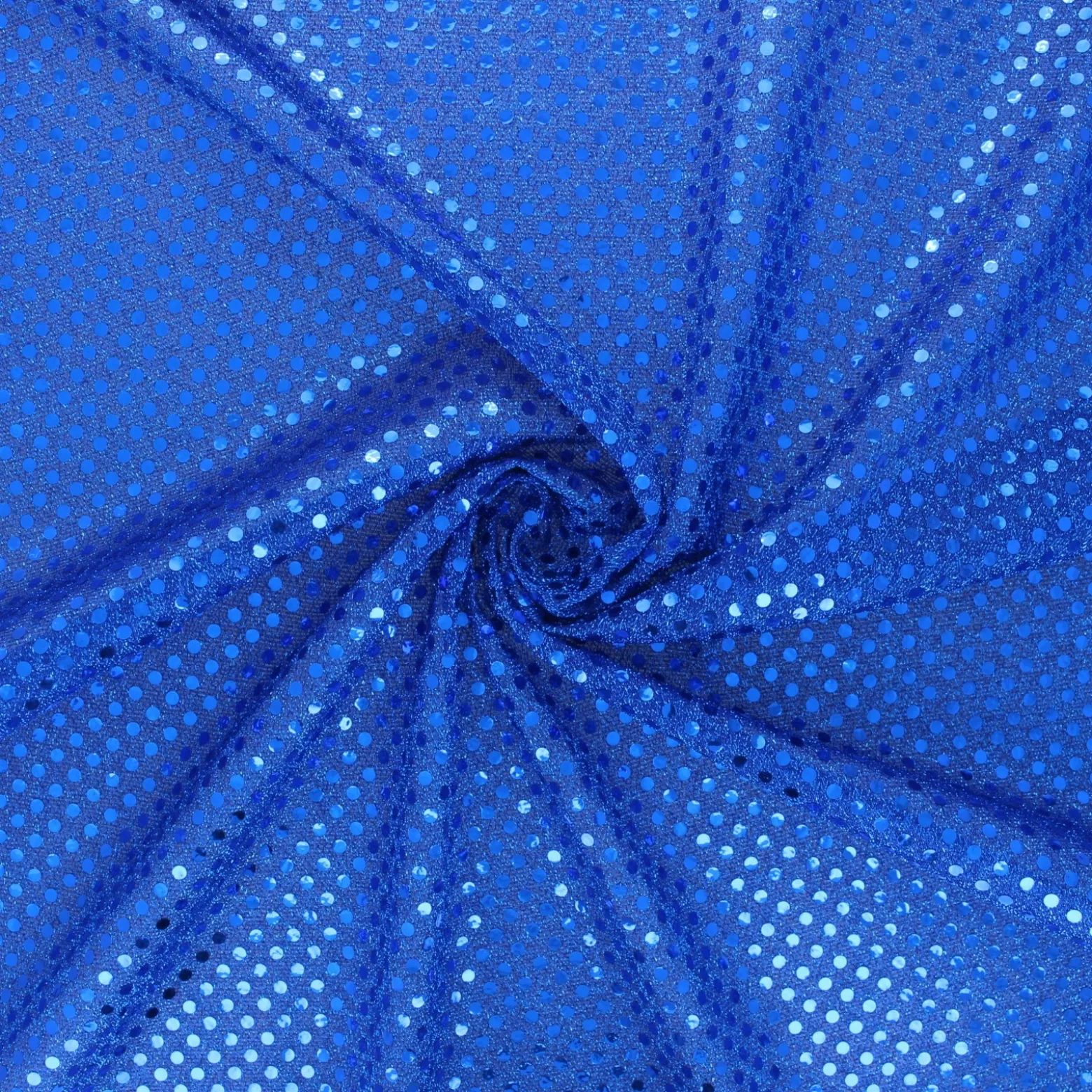 Tissu paillettes Carnaval - bleu