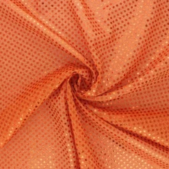 Tissu paillettes Carnaval - orange