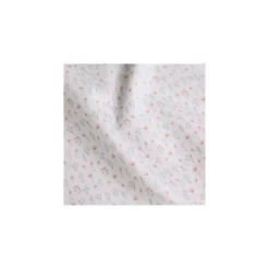 Tissu piqué de coton Florelle - blanc