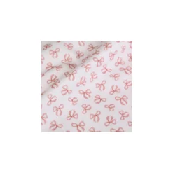 Tissu piqué de coton Noeuds - blanc