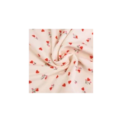 Tissu éponge monoface Ilove - écru