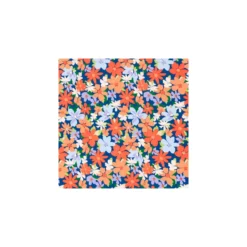 Tissu popeline de coton élasthanne Florazur