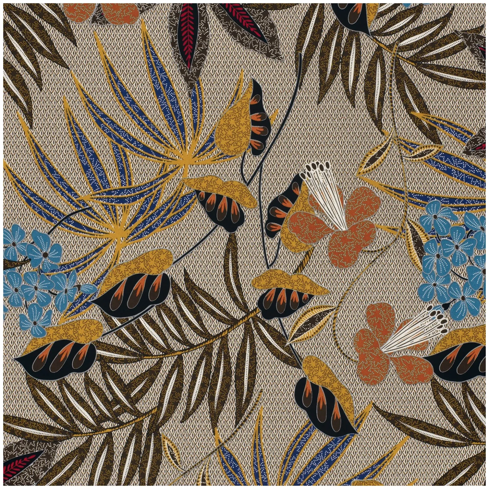 Tissu popeline de coton élasthanne Zafiral - marron