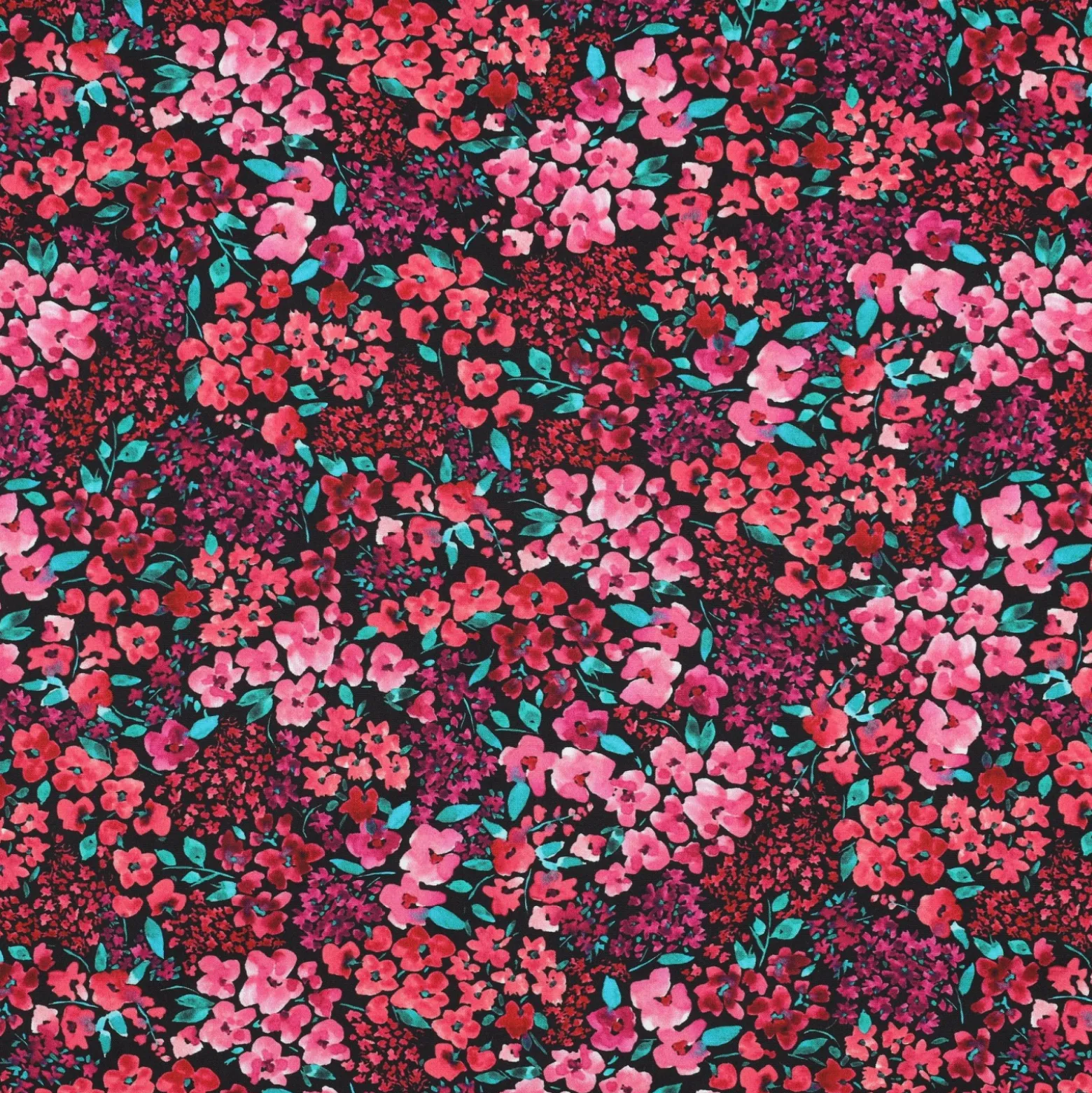 Tissu popeline de coton Magencia - noir
