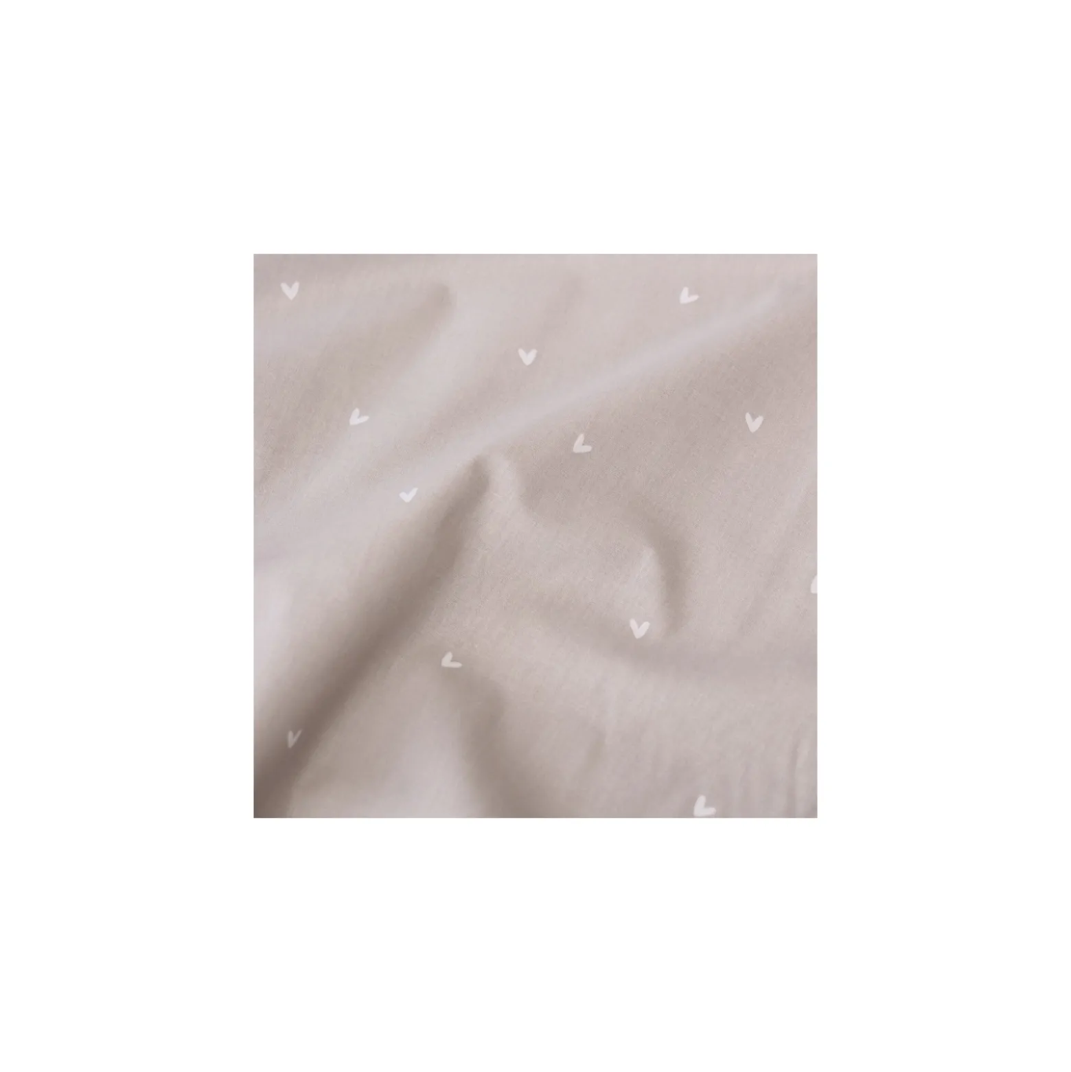 Tissu popeline de coton Petit cœur