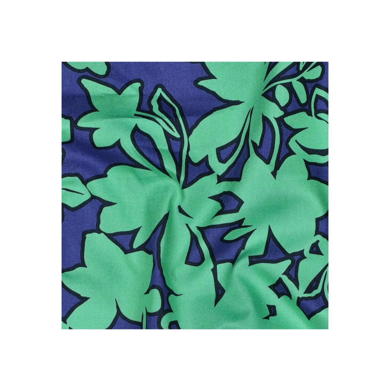 Tissu popeline de coton Pommé fabrics Bloom - vert