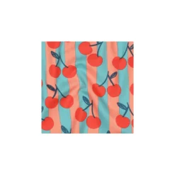 Tissu popeline de coton Poppy Fruit - cerise