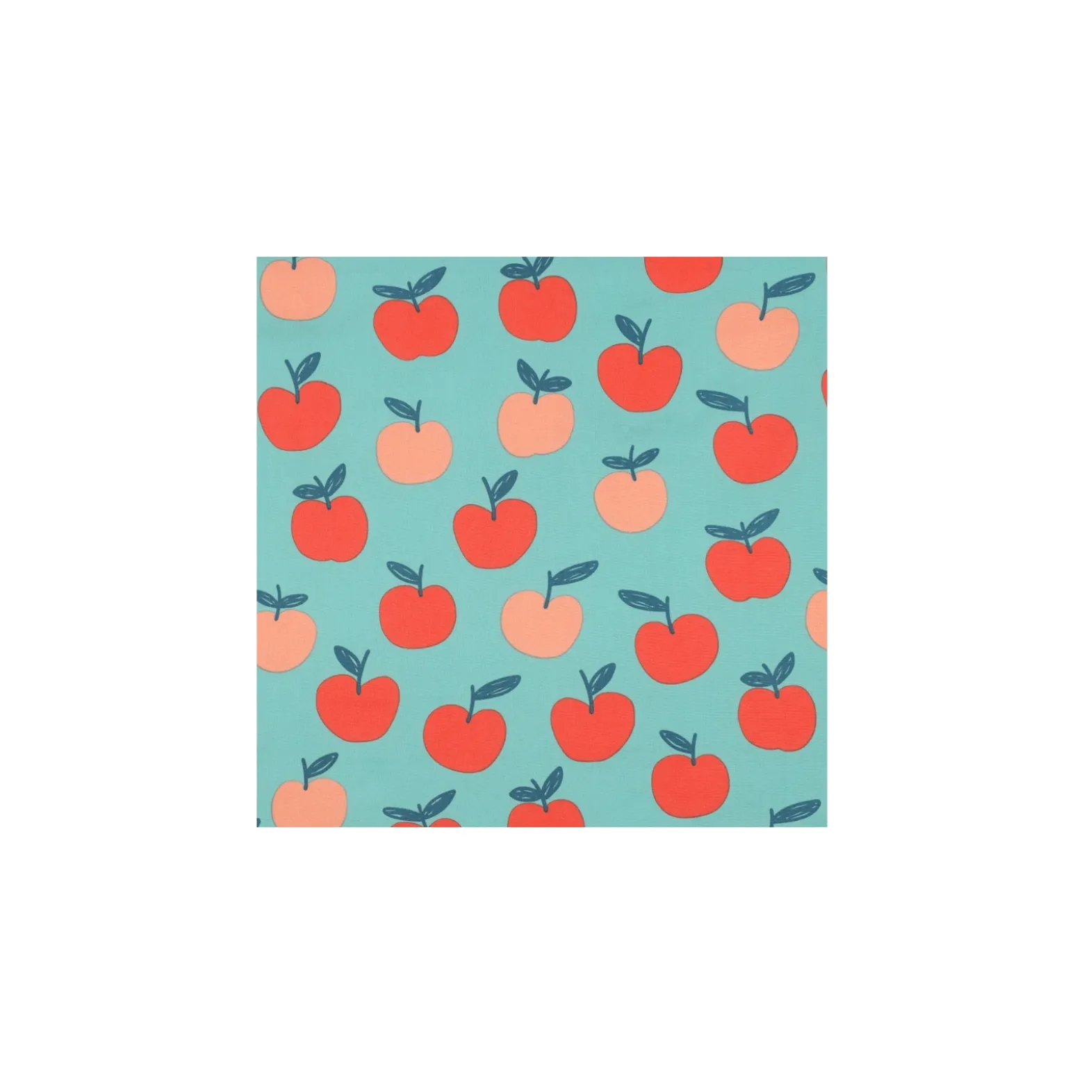 Tissu popeline de coton Poppy Fruit - pomme