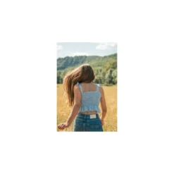 Tissu popeline de coton vichy Suzy