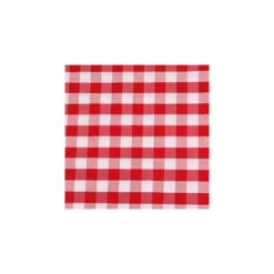 Tissu popeline de coton vichy Any - rouge