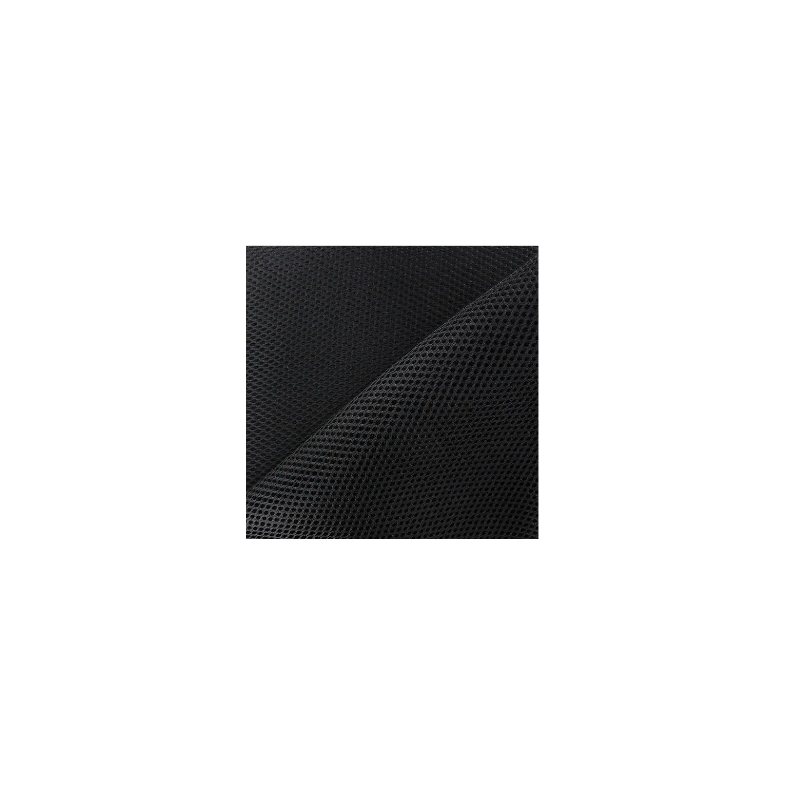 Tissu résille matelassée mesh 3D - noir