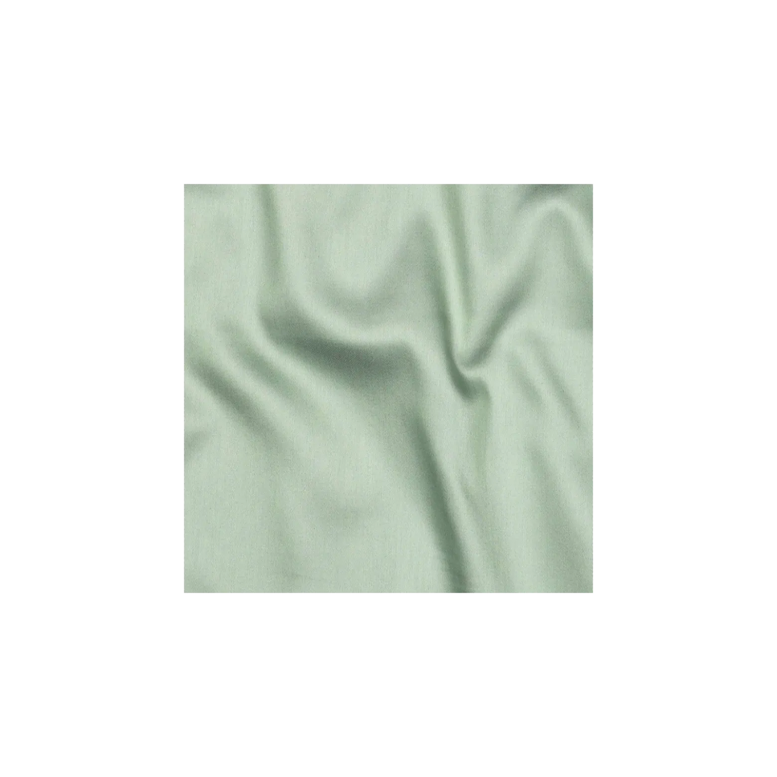 Tissu satin de coton - vert d'eau