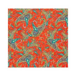 Tissu satin gaufré Paisley