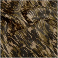 Tissu satin peau de pêche Noara - vert