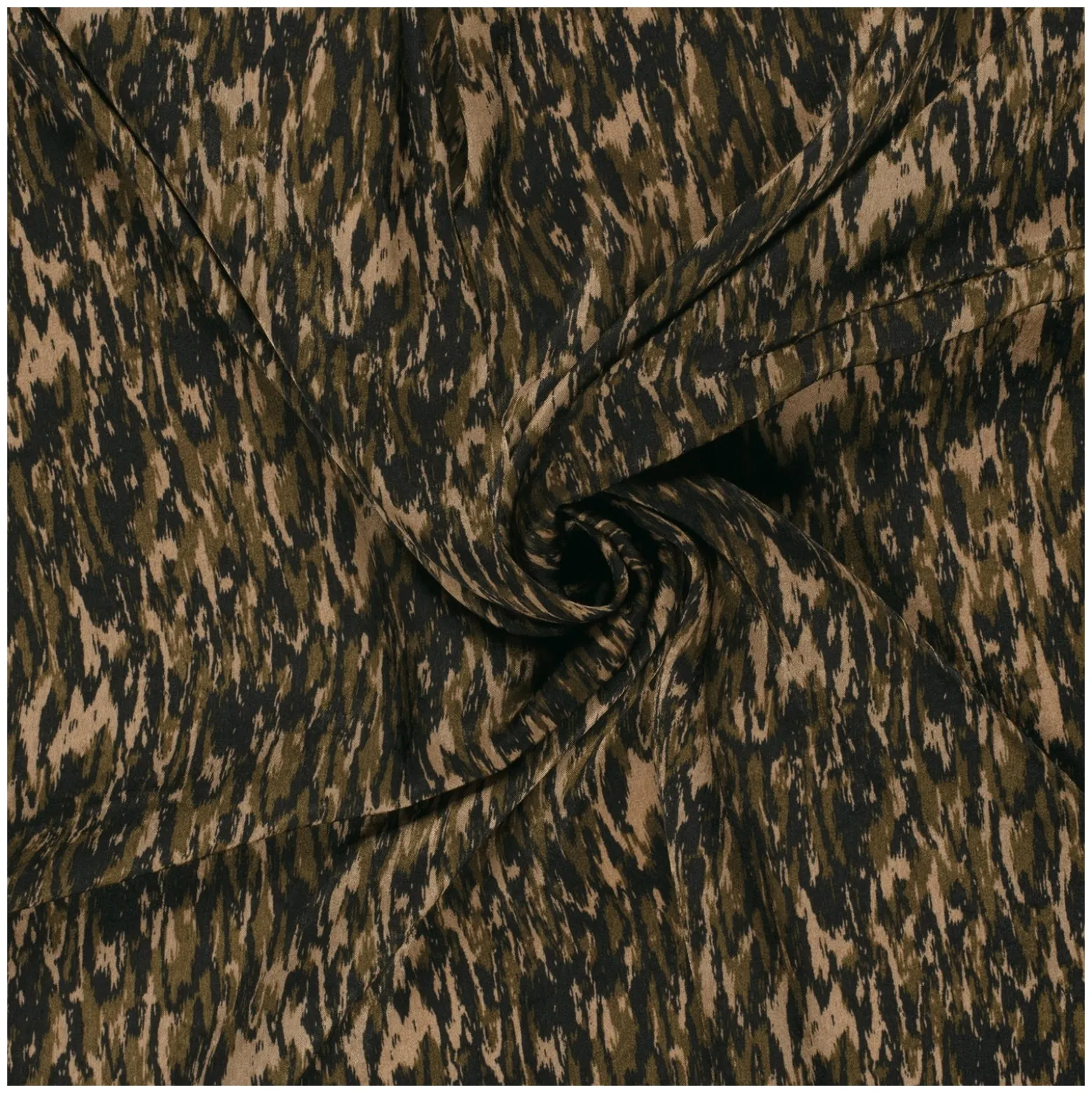 Tissu satin peau de pêche Noara - vert