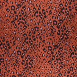 Tissu satin polyester Léopard