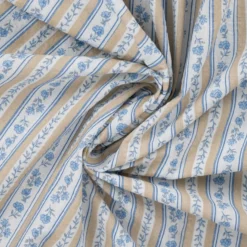 Tissu seersucker Célestine - blanc cassé