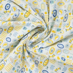 Tissu seersucker Estivella - blanc cassé