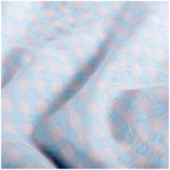 Tissu seersucker vichy
