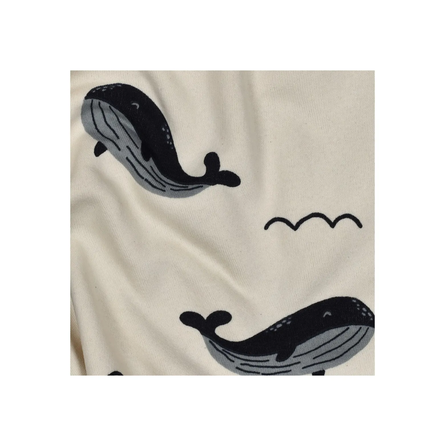 Tissu sweat épais Poppy Baleine - écru