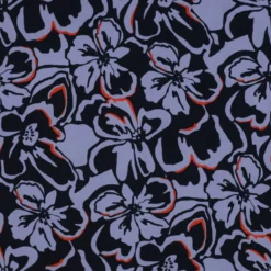 Tissu TENCEL™ Pommé fabrics Flori - bleu marine