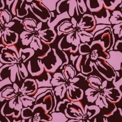 Tissu TENCEL™ Pommé fabrics Flori - bordeaux