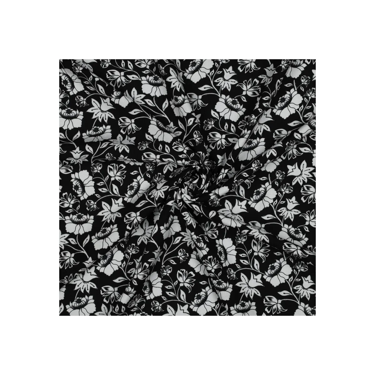 Tissu TENCEL™ Pommé fabrics Nobi - noir