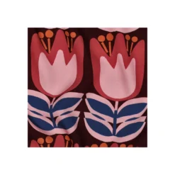 Tissu TENCEL™ Pommé fabrics Tulipe - bordeaux