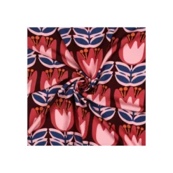 Tissu TENCEL™ Pommé fabrics Tulipe - bordeaux