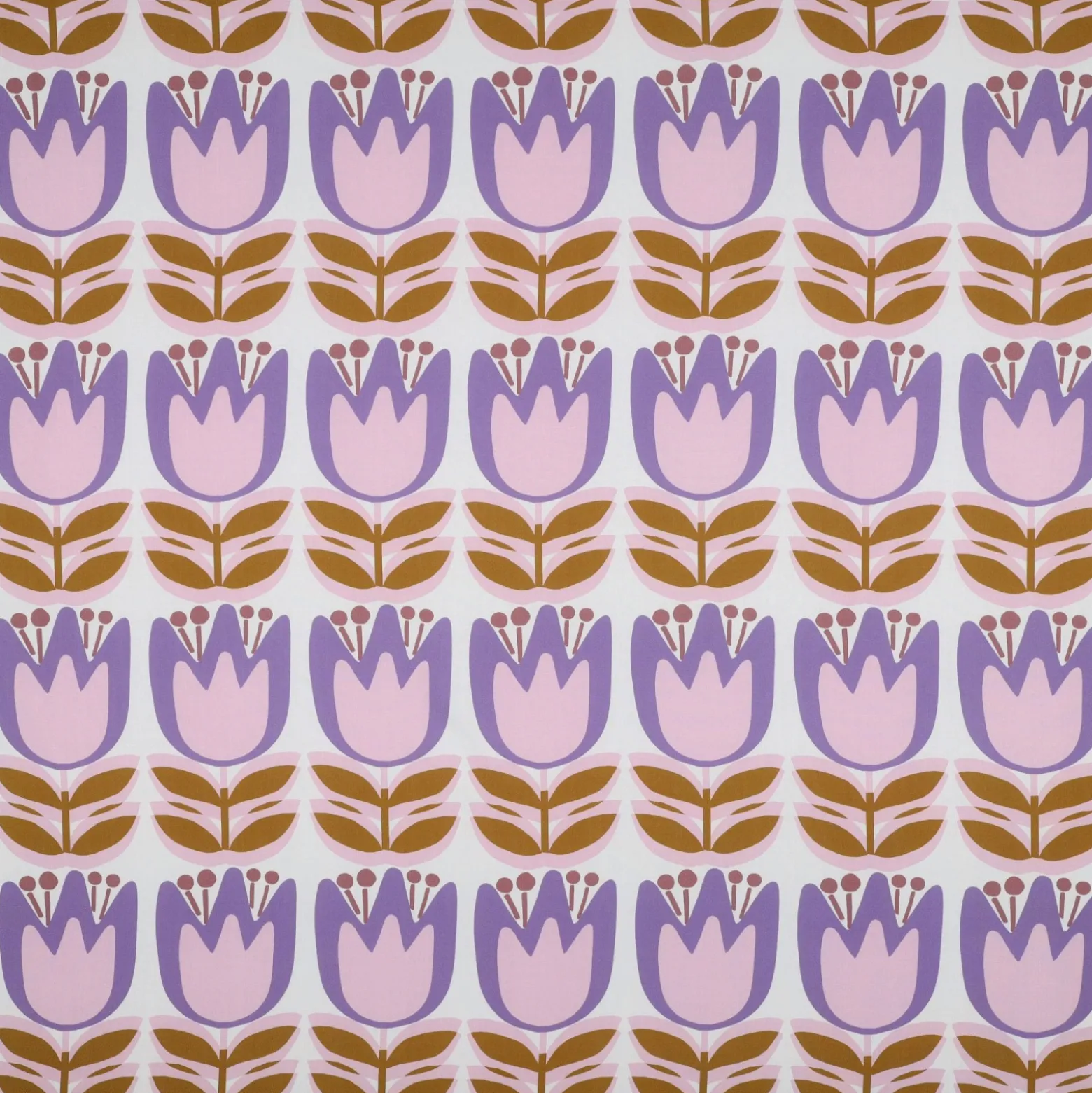 Tissu TENCEL™ Pommé fabrics Tulipe - blanc