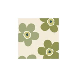 Tissu toile cirée Lola Florabella - vert