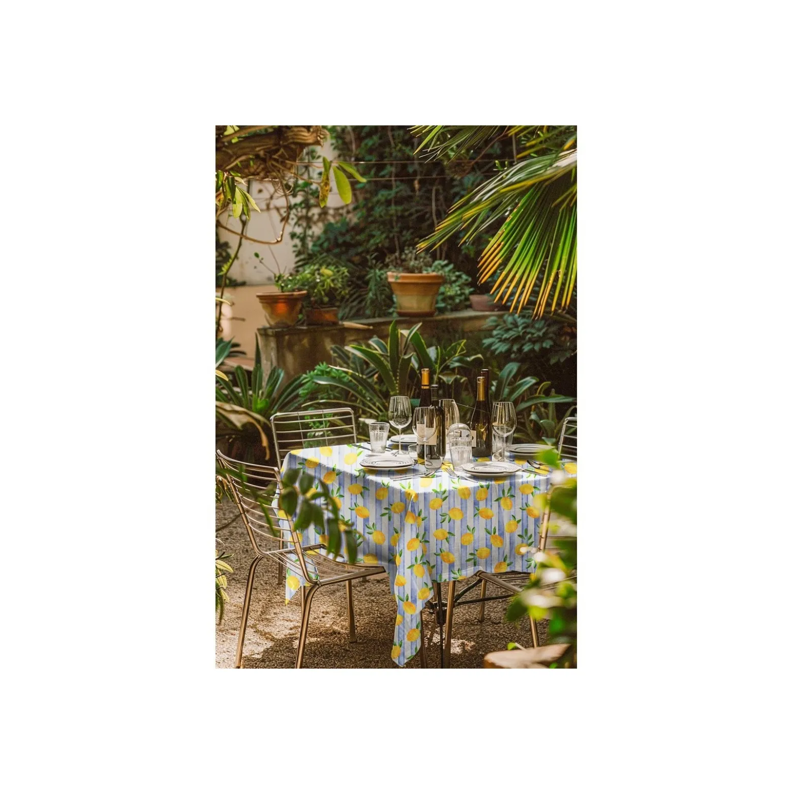 Tissu toile de coton Amalfi - blanc cassé