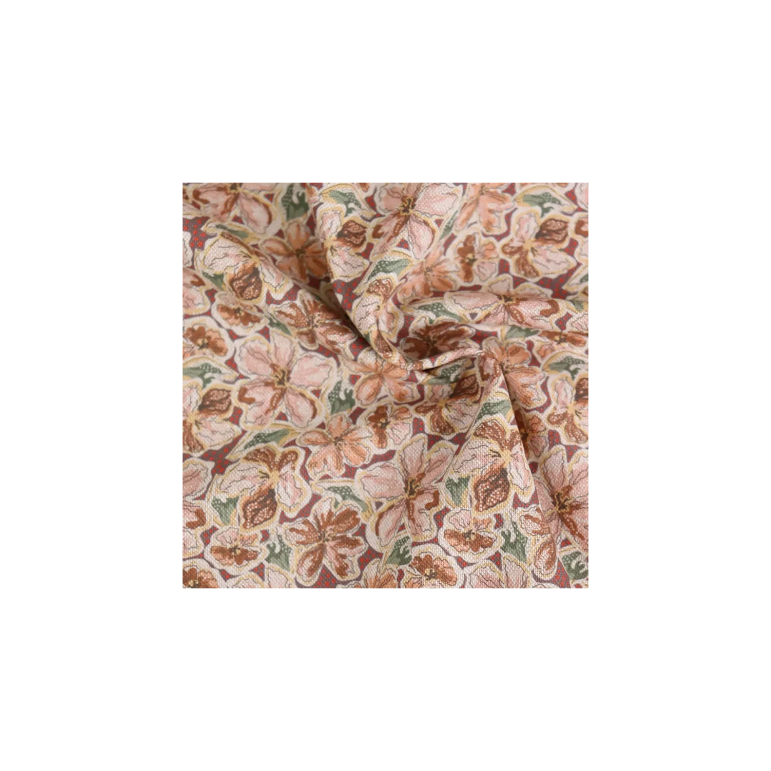 Tissu toile de coton aspect lin Sienne - naturel