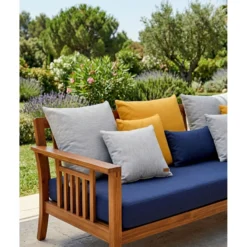 Tissu toile extérieur Cyclone - jaune