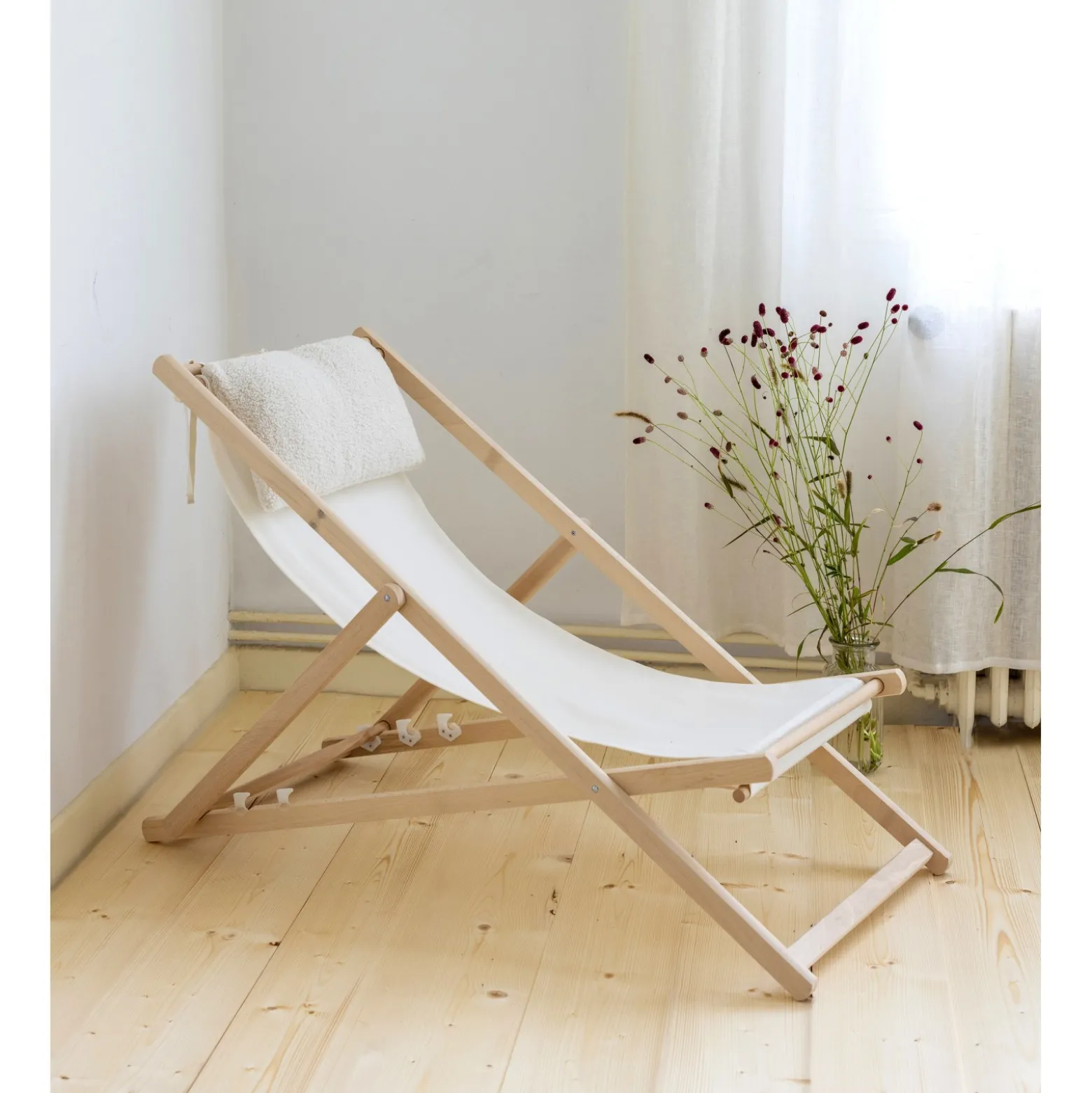 Tissu toile transat uni Playa