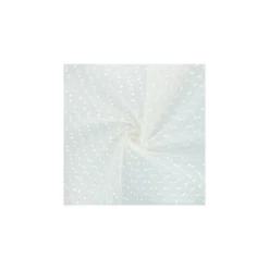 Tissu tulle Garance - crème paillettes