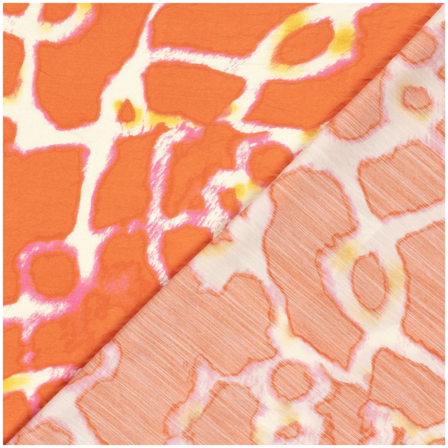 Tissu twill viscose Funky girafe