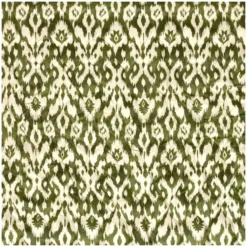 Tissu velours matelassé Abstrait - vert kaki