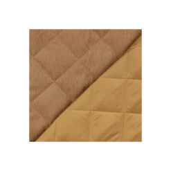 Tissu velours milleraies matelassé déperlant - sable