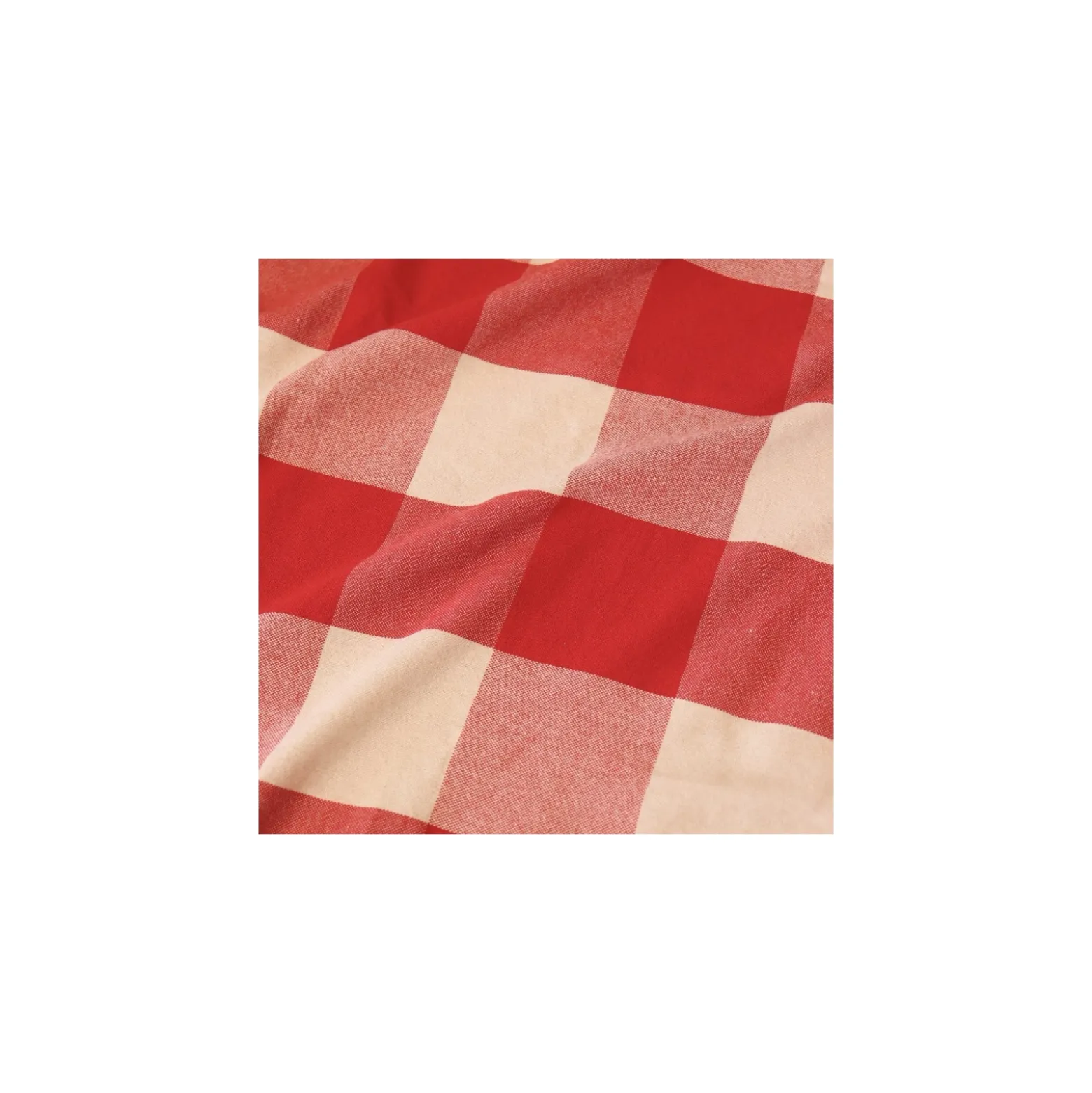 Tissu vichy tissé teint Big Célestin