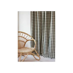 Tissu vichy tissé teint Célestin