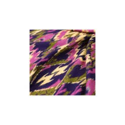 Tissu viscose Abstract ethnic - violet
