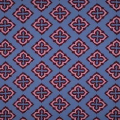 Tissu viscose Pommé fabrics Kalya - bleu
