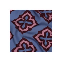 Tissu viscose Pommé fabrics Kalya - bleu