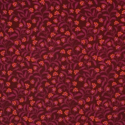 Tissu viscose Pommé fabrics Vinolia - bordeaux